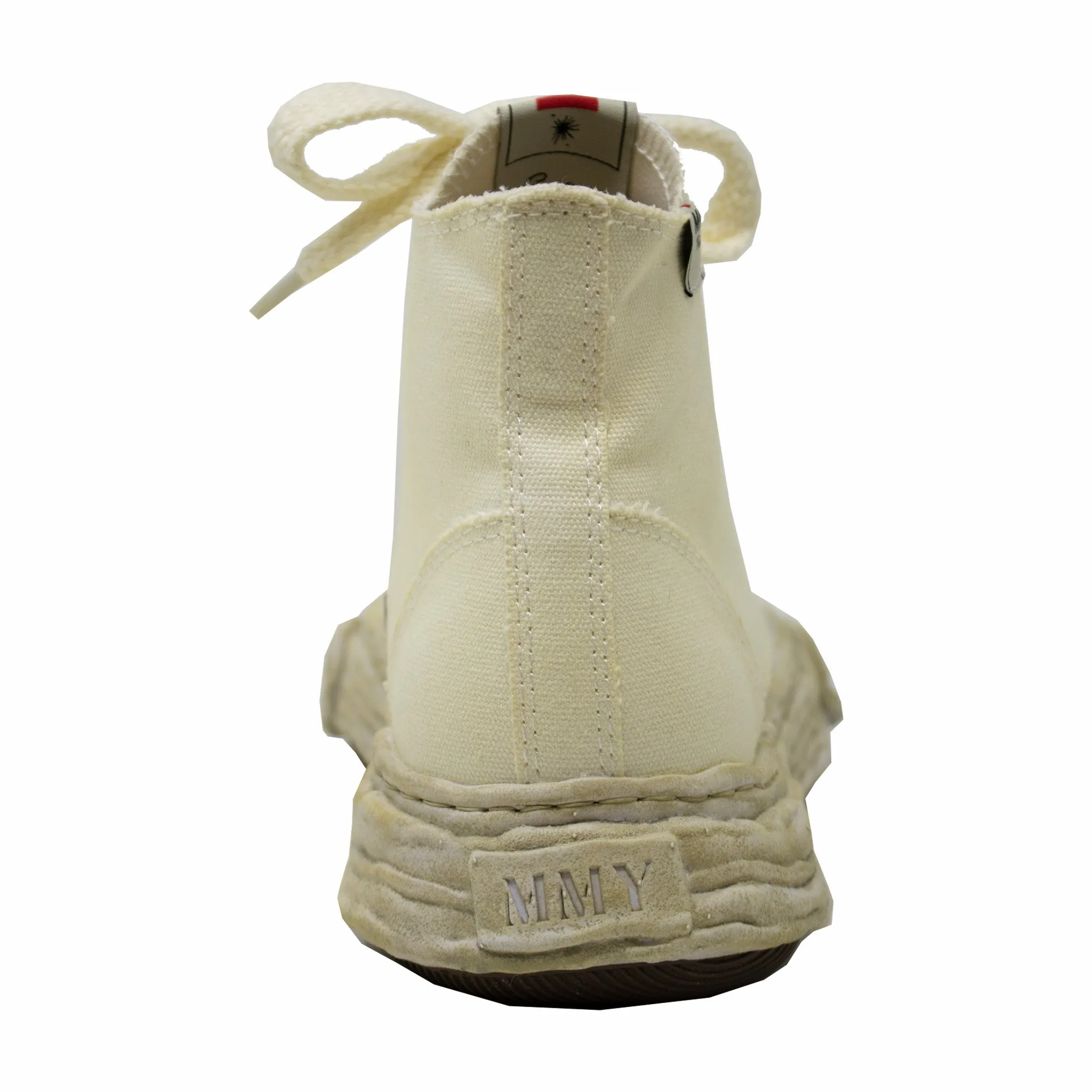 Maison MIHARA YASUHIRO "Peterson 23" OG Sole Canvas High-Top Sneaker (White)