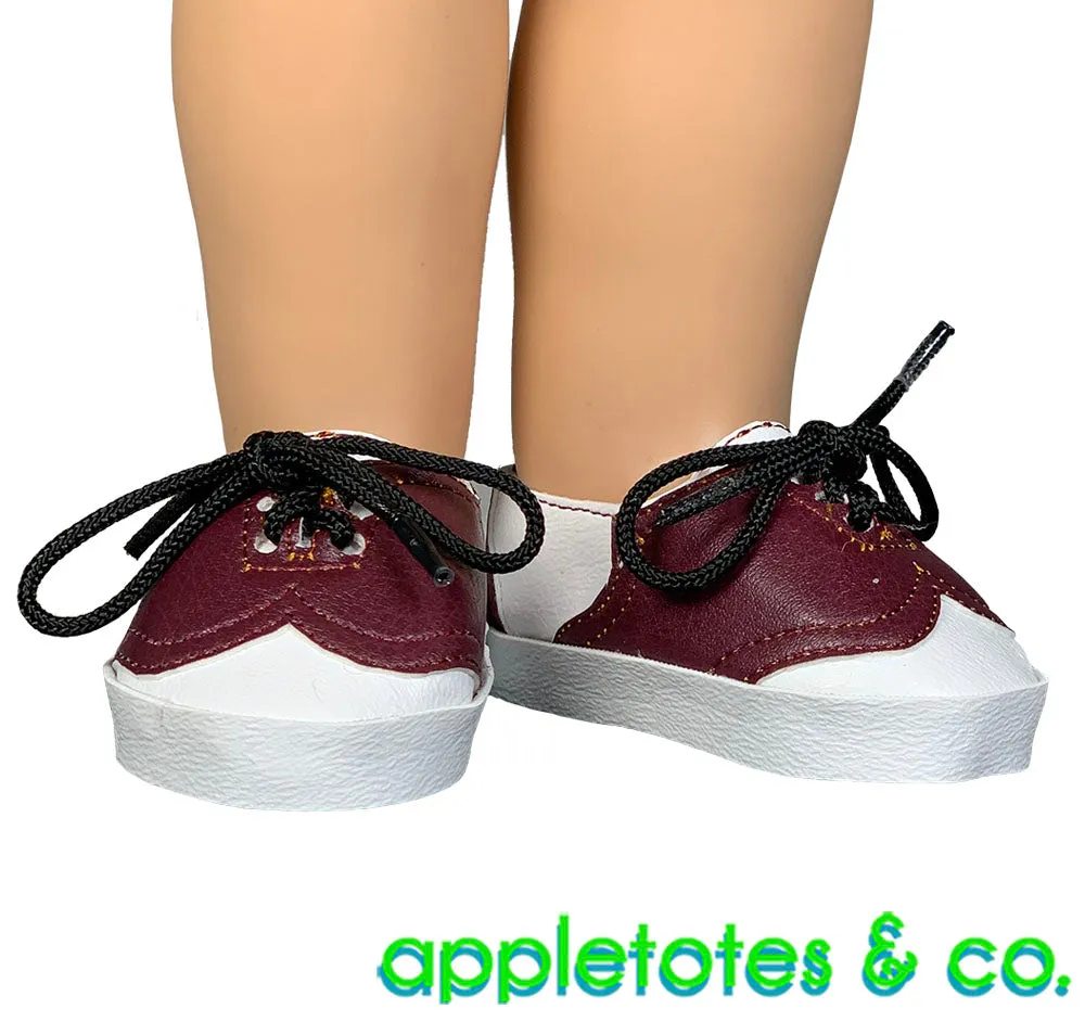 Oxford Loafers ITH Embroidery Pattern for 18 Inch Dolls