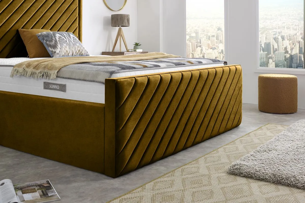 Oxford Upholstered Ottoman Bed