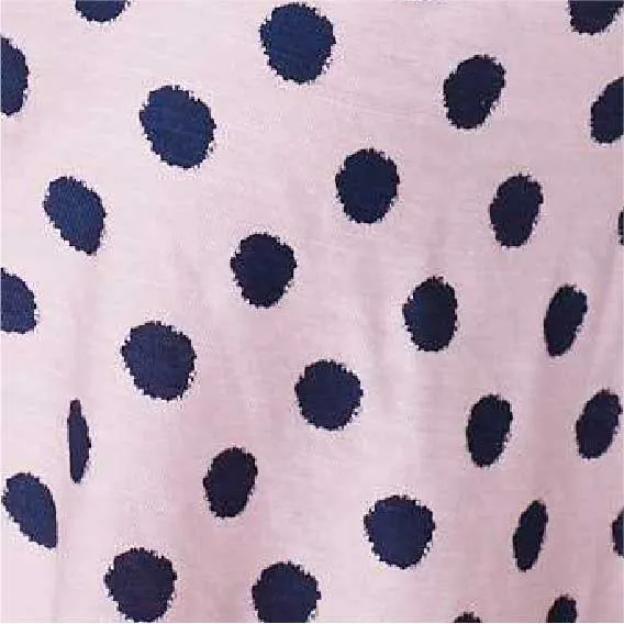 Polka Dot 3/4 Sleeve Blouse