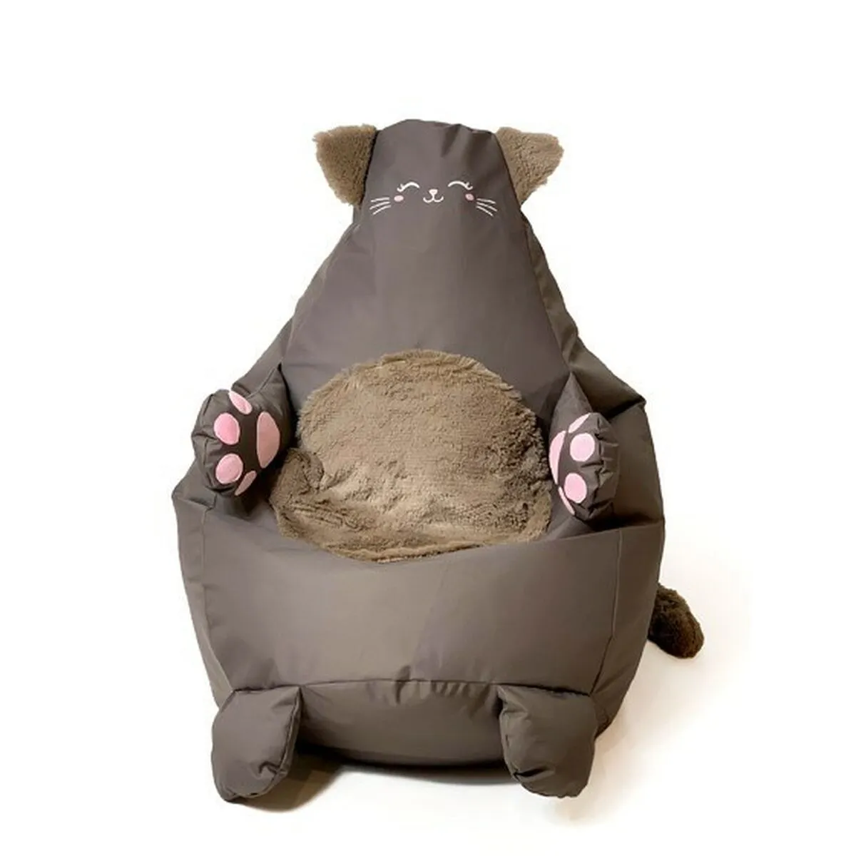 Pouffe GO GIFT Bronze Oxford Cat 130 x 90 cm