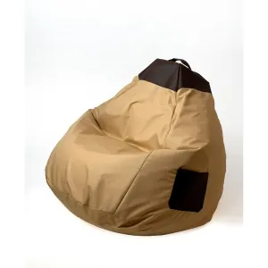 Pouffe GO GIFT Cream Bronze Oxford 140 x 100 cm