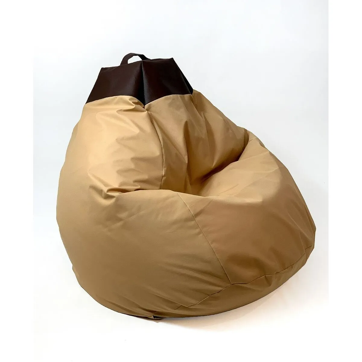 Pouffe GO GIFT Cream Bronze Oxford 140 x 100 cm