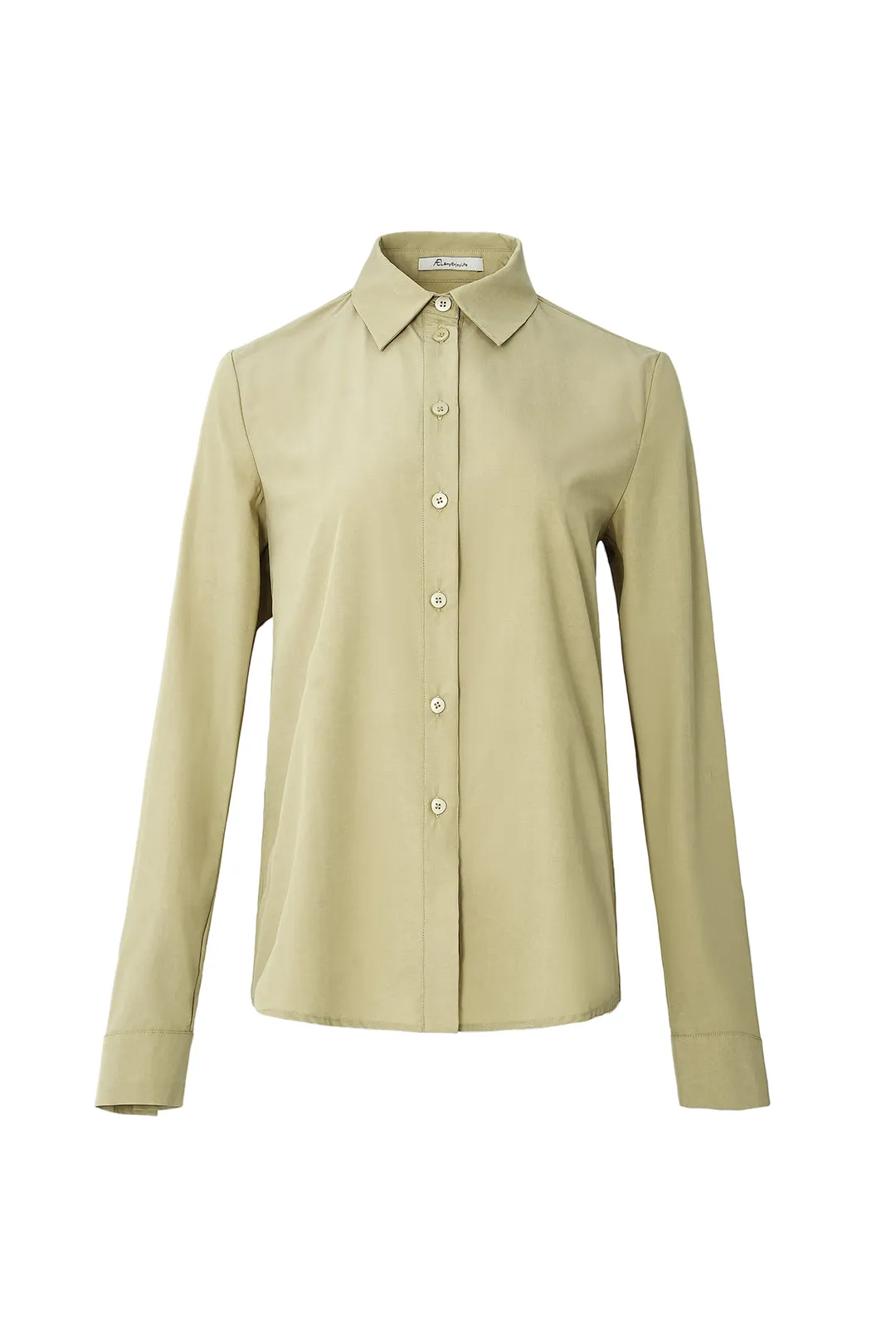 Retro long sleeve shirt | Hong Kong style long-sleeved top | Commuter long sleeve shirt