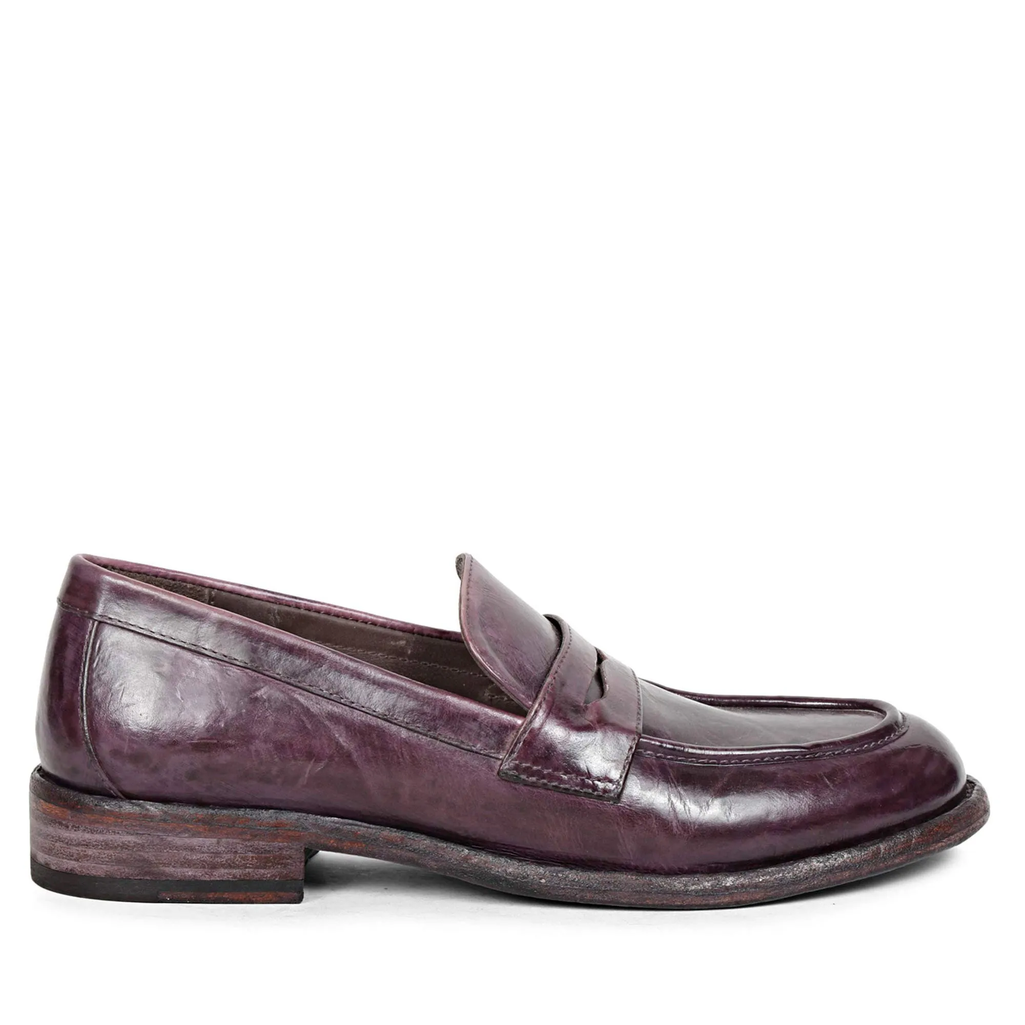 Saint Micola Laser Leather Moccasins