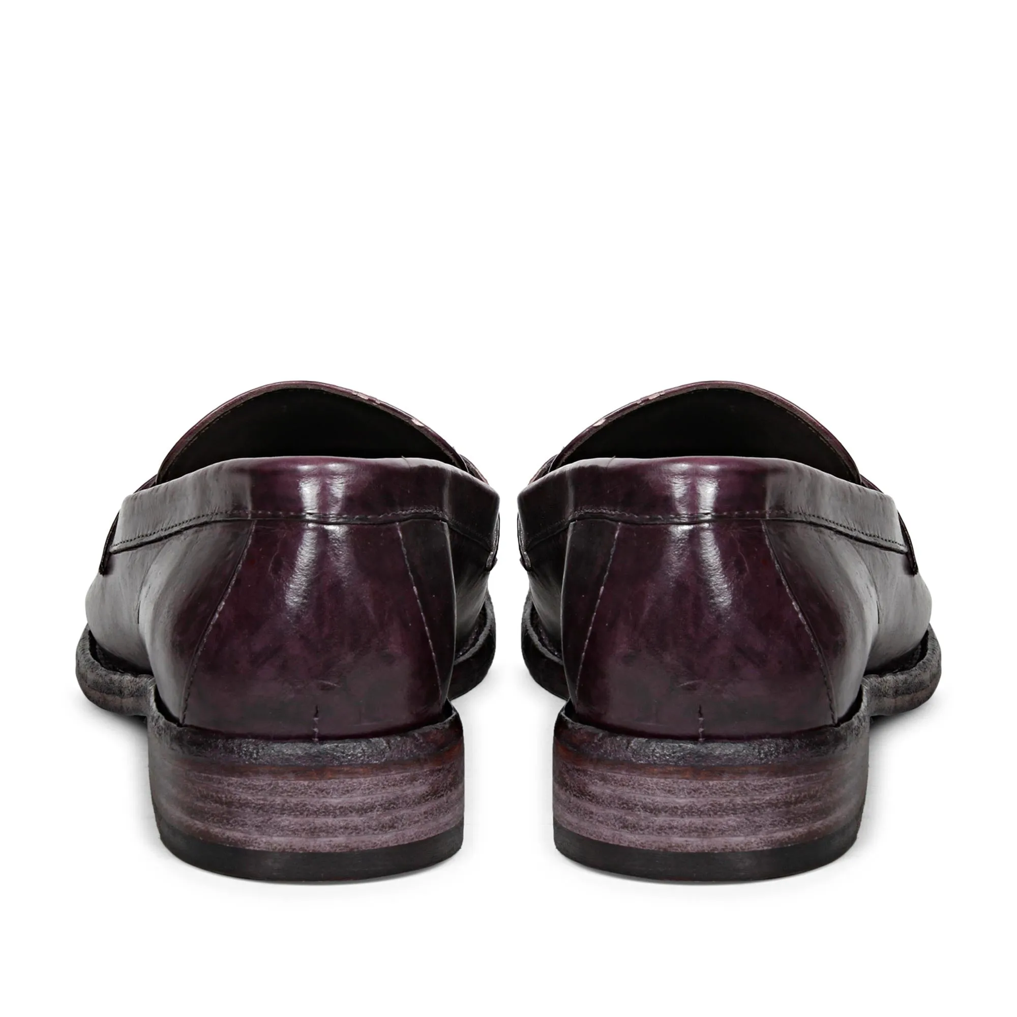 Saint Micola Laser Leather Moccasins