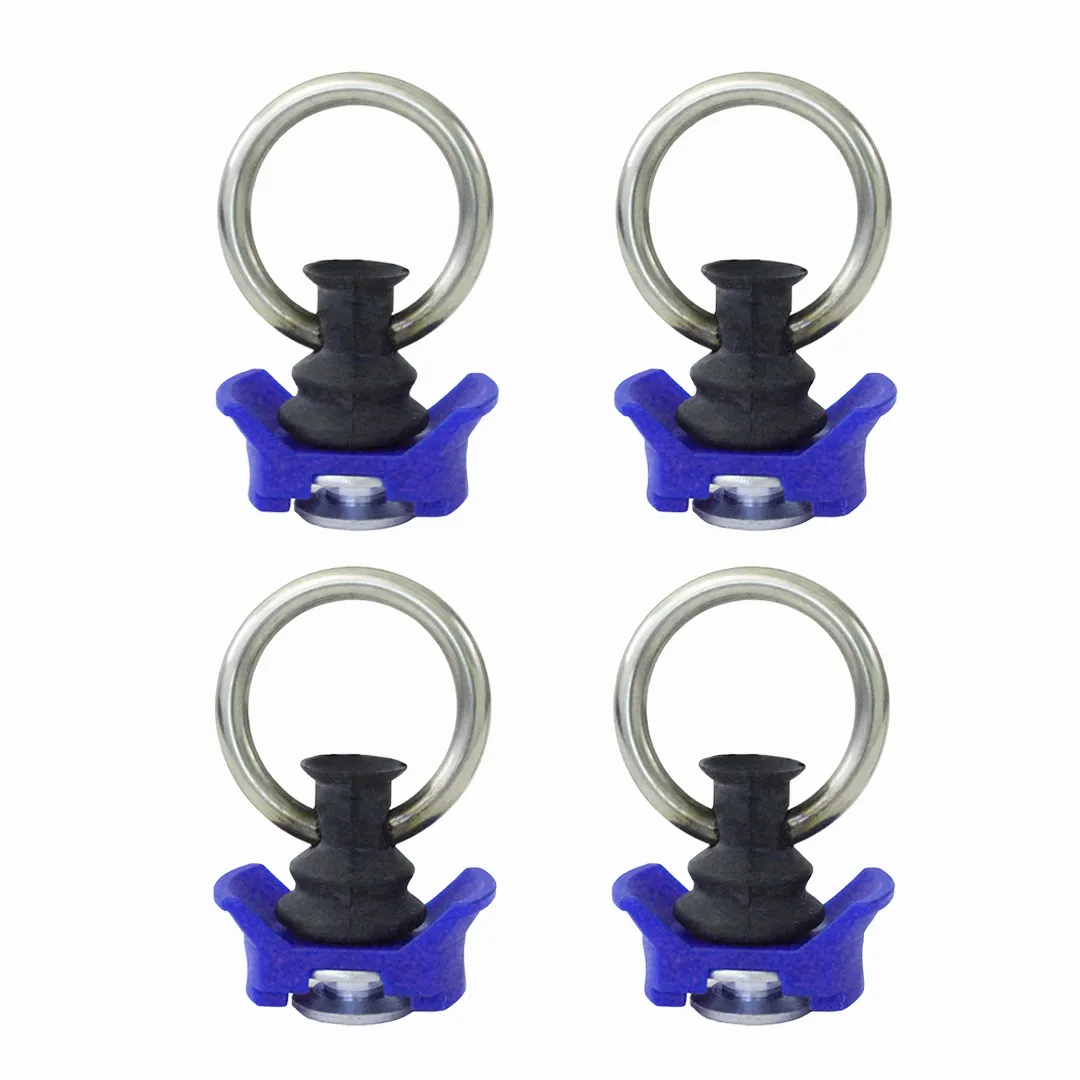 Single Stud Anchor Track Fitting: Set of 4 - 2500 lbs Load Capacity