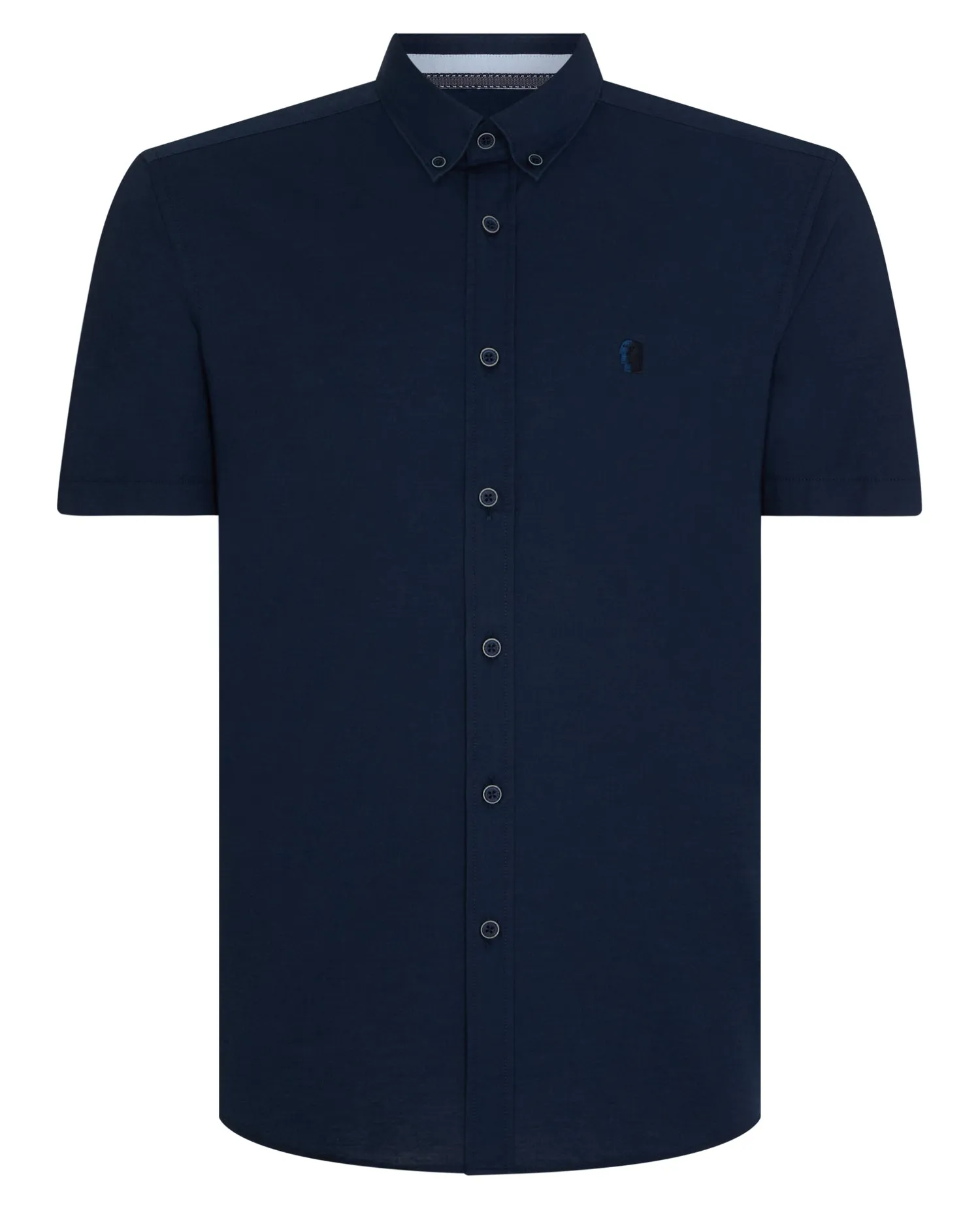 Slim Fit Oxford Cotton Short Sleeve Shirt