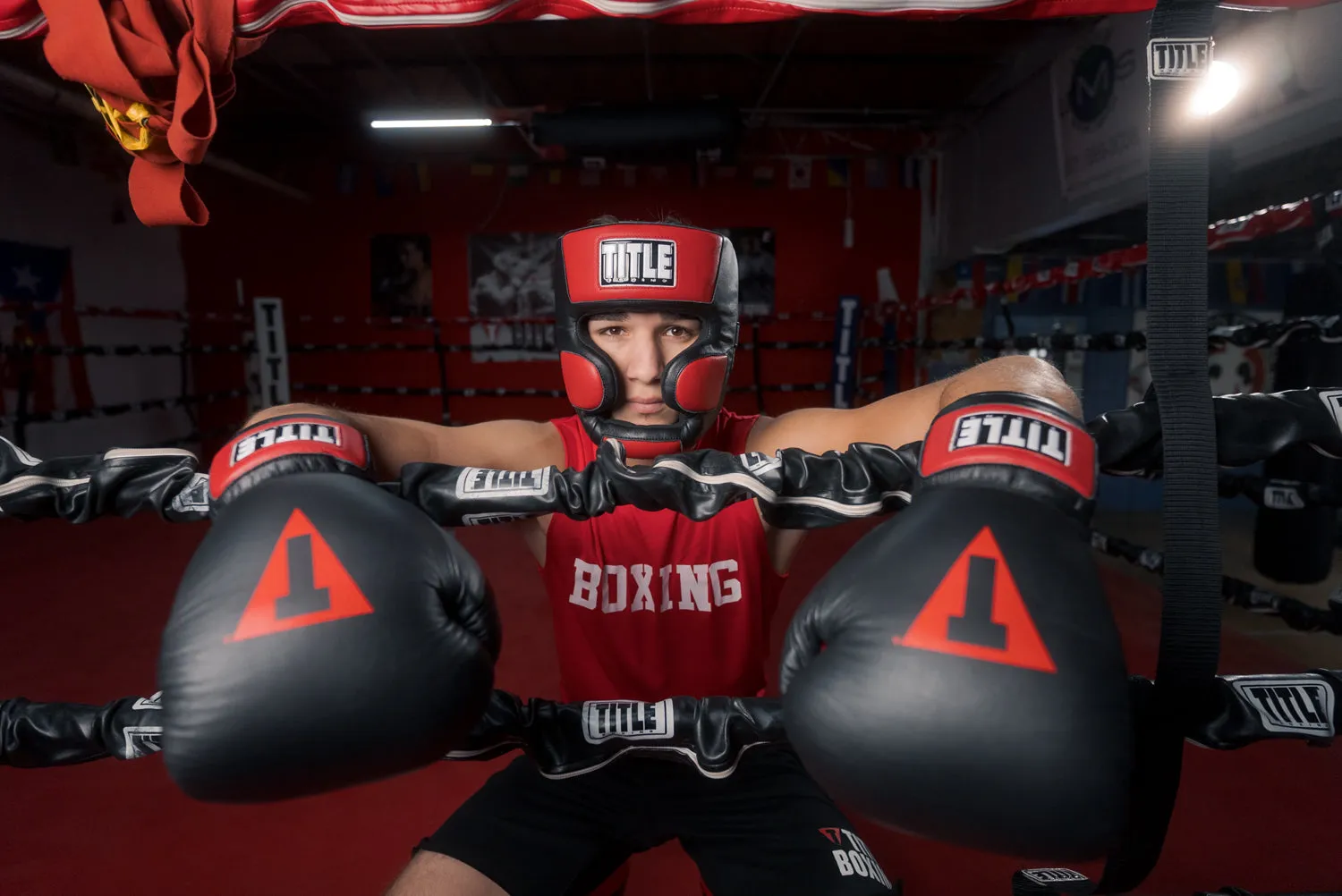 TITLE Boxing Gel Victor Sparring Headgear