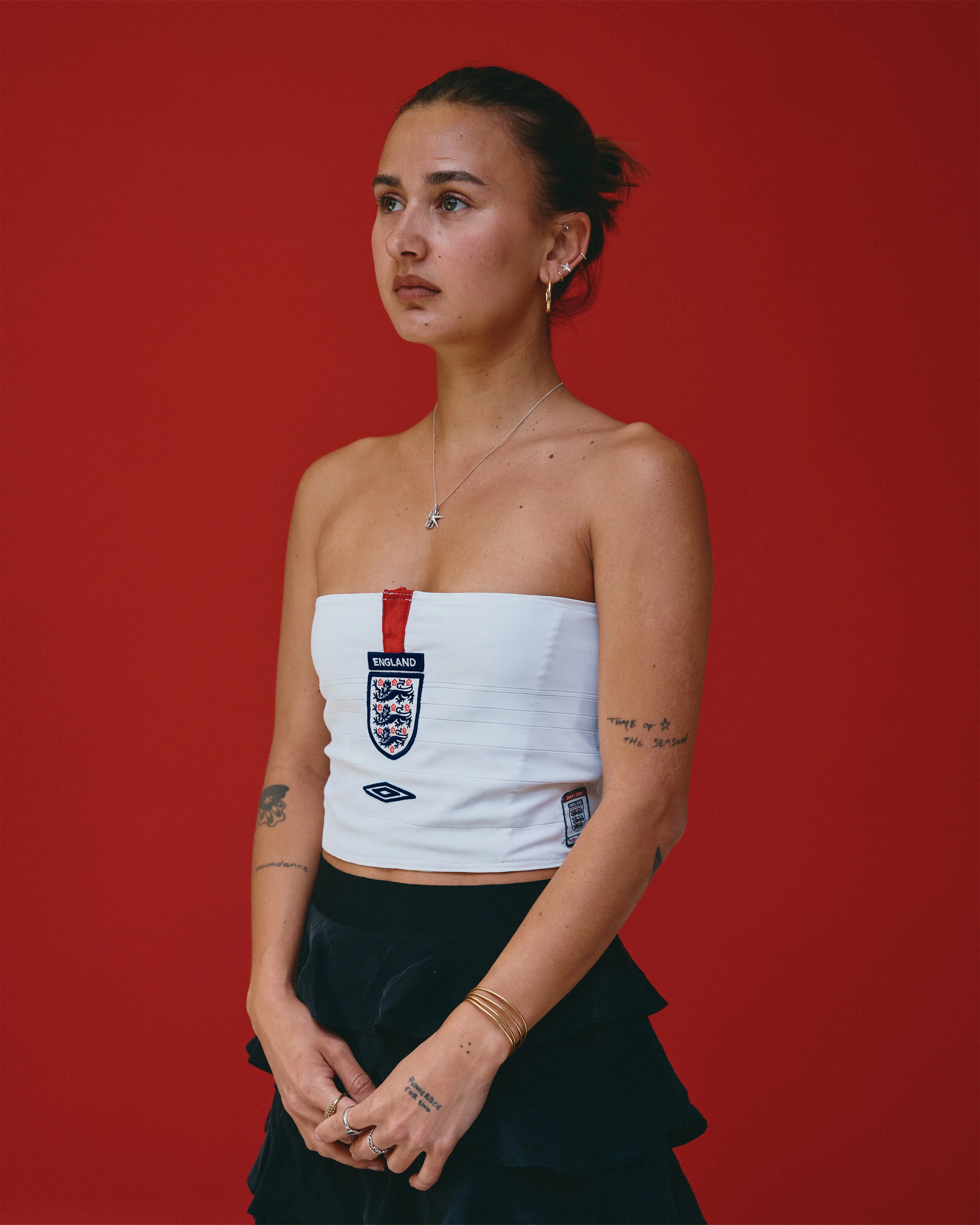 VT Rework: England Euro's Collection Reworked Football Shirt Bandeau