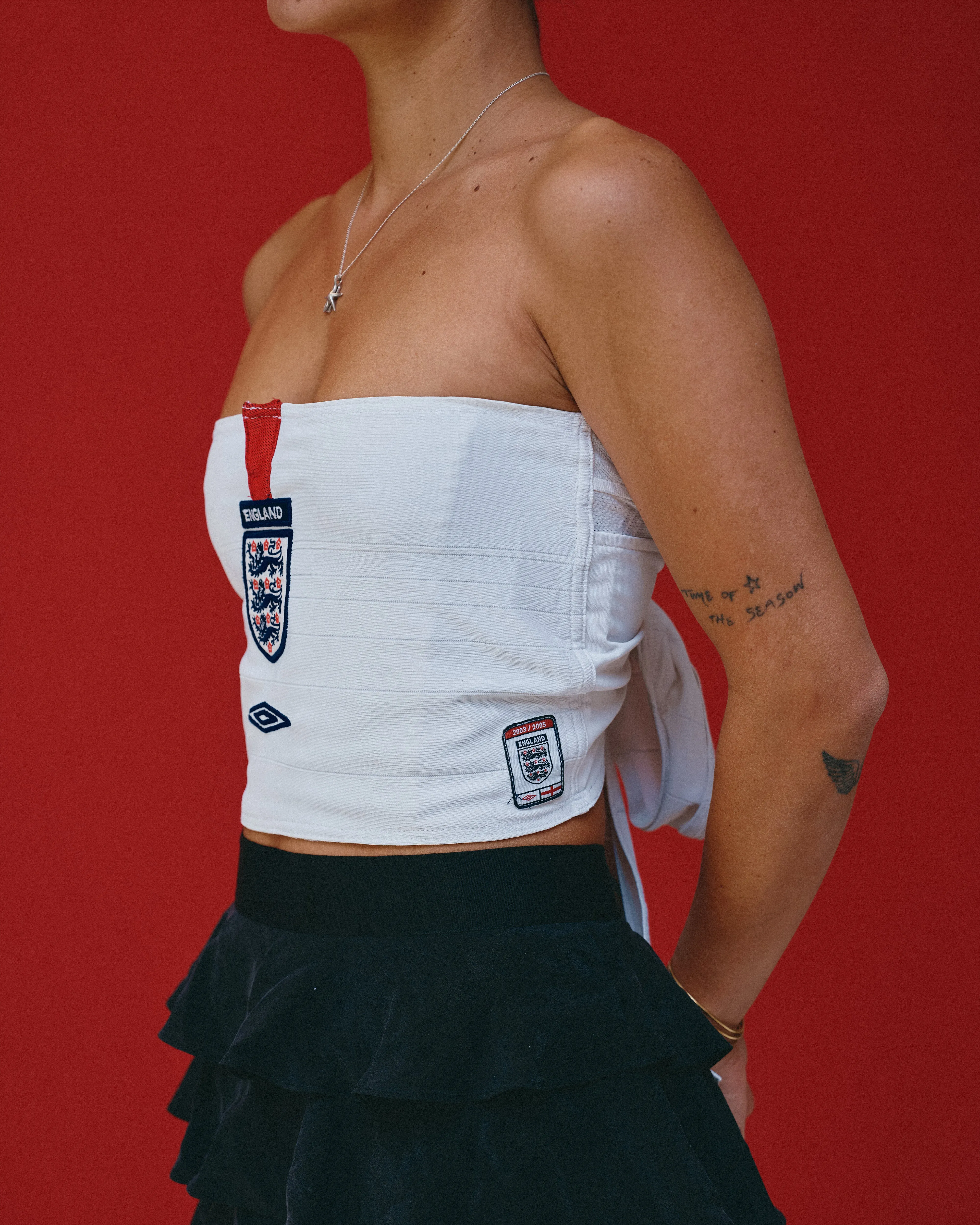 VT Rework: England Euro's Collection Reworked Football Shirt Bandeau