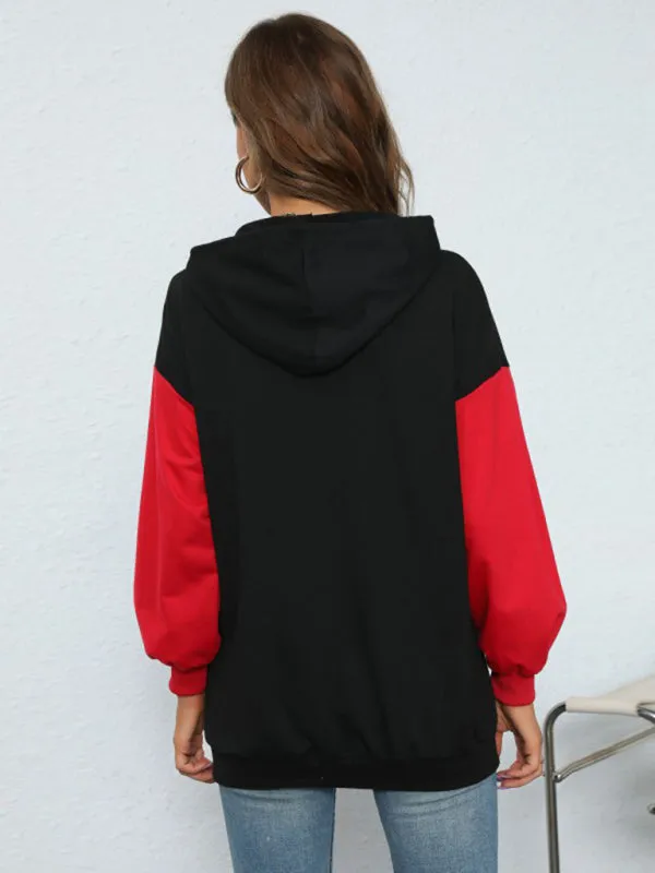 Women's autumn winter alphabet hoodie