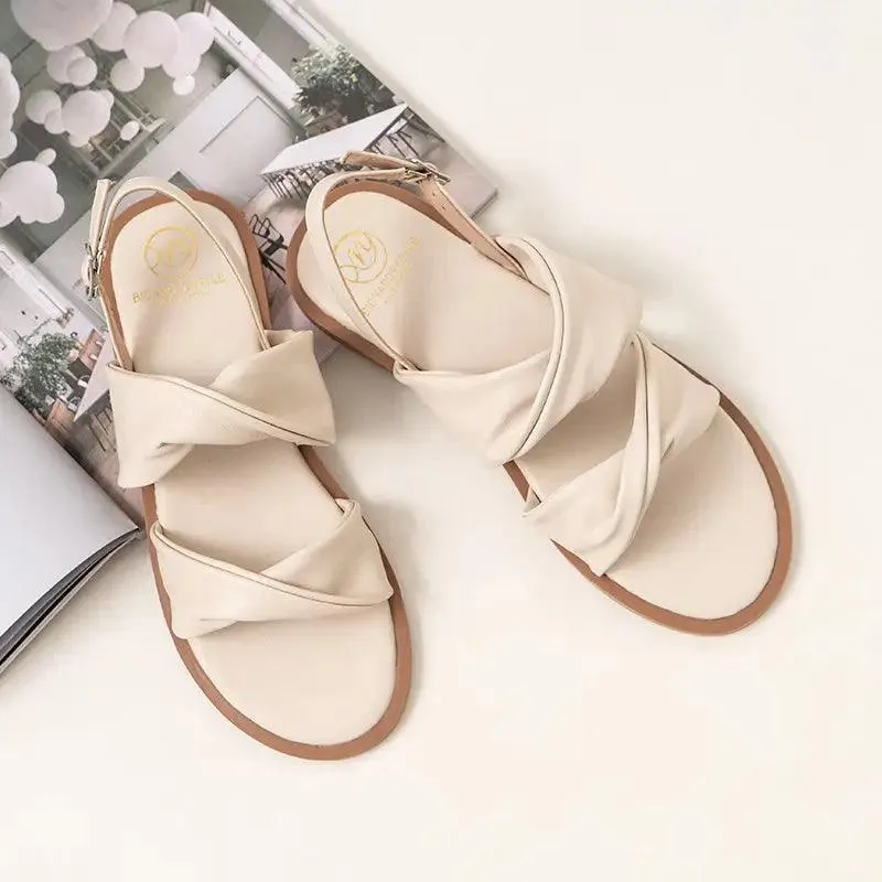 Women's Summer Flat Buckle Sandals - New Stylish Design