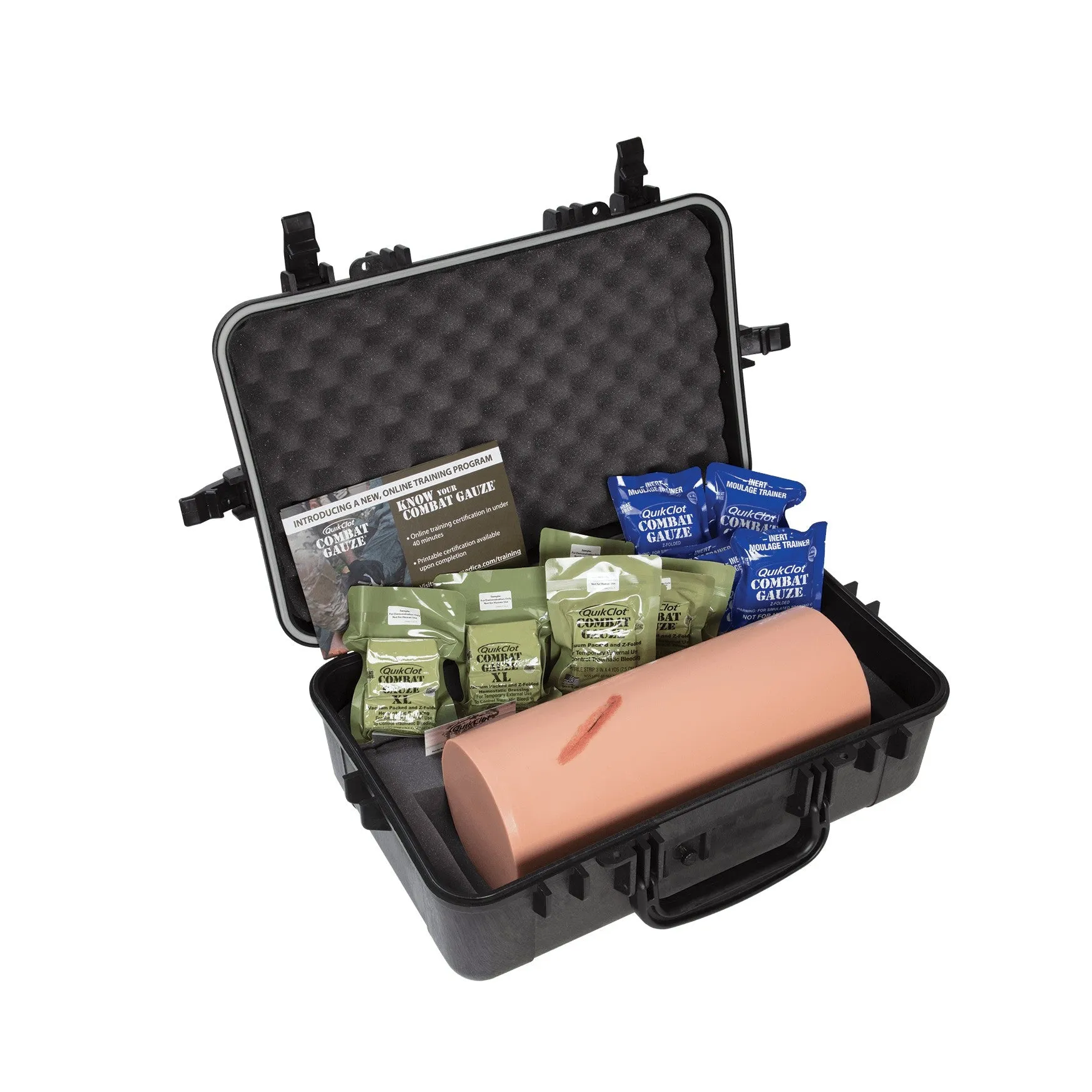 Z-Medica Hemorrhage Control Training Kit (with QuikClot Combat Gauze)